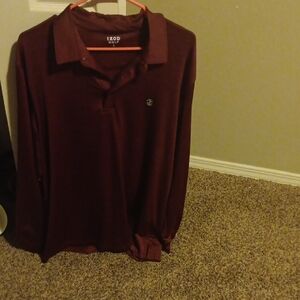 Izod Golf Men's Polo Long Sleeve Size Large